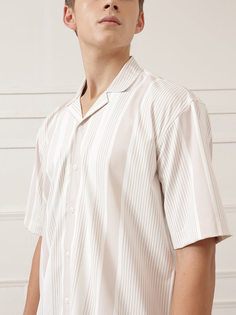 Men Striped Resort Shirt