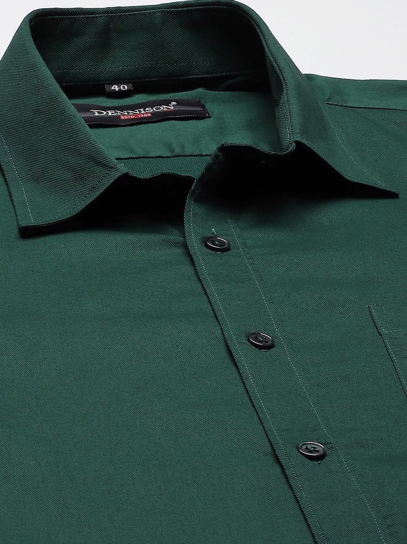 Green: Party Wear Formal Shirt