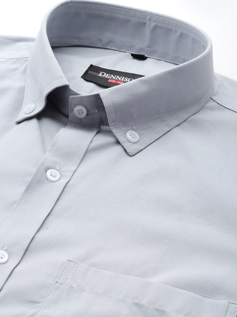 Grey: Laffer Smart Opaque Formal Shirt