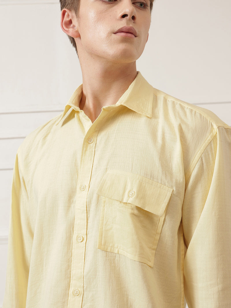 Oversized Flap Pocket Shirt