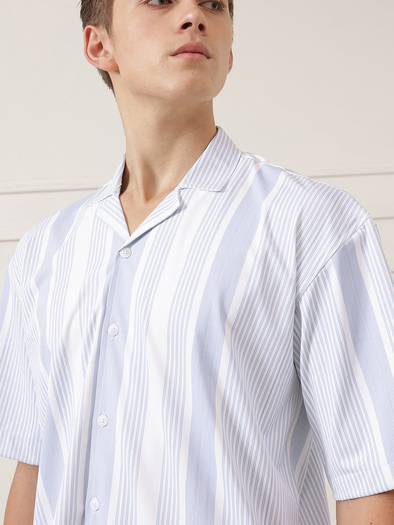 Men Striped Resort Shirt