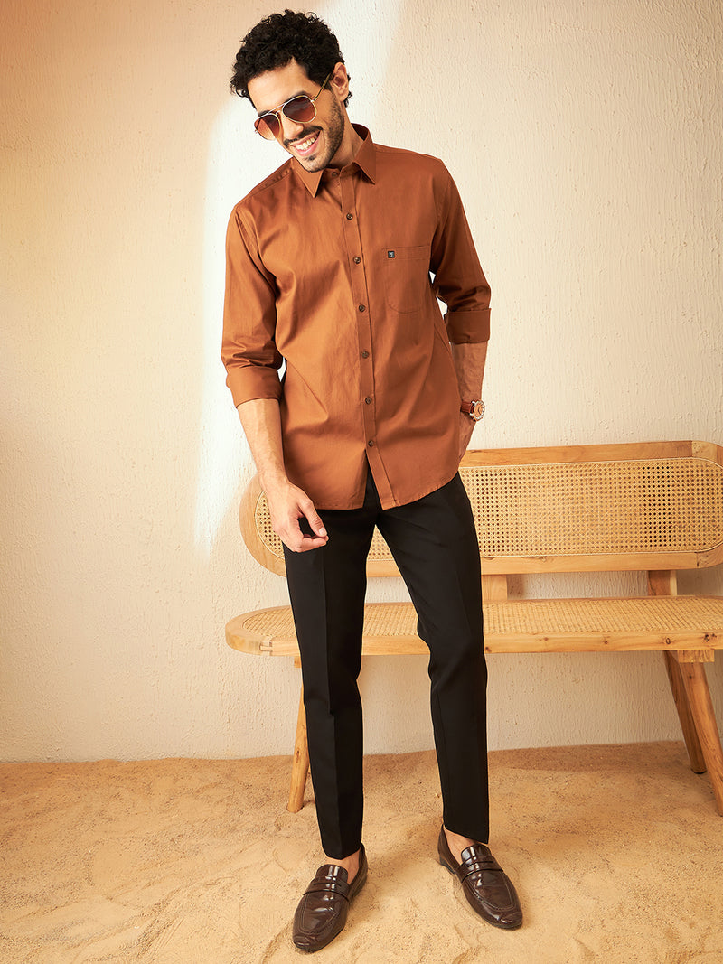 Brown: Formal Shirt