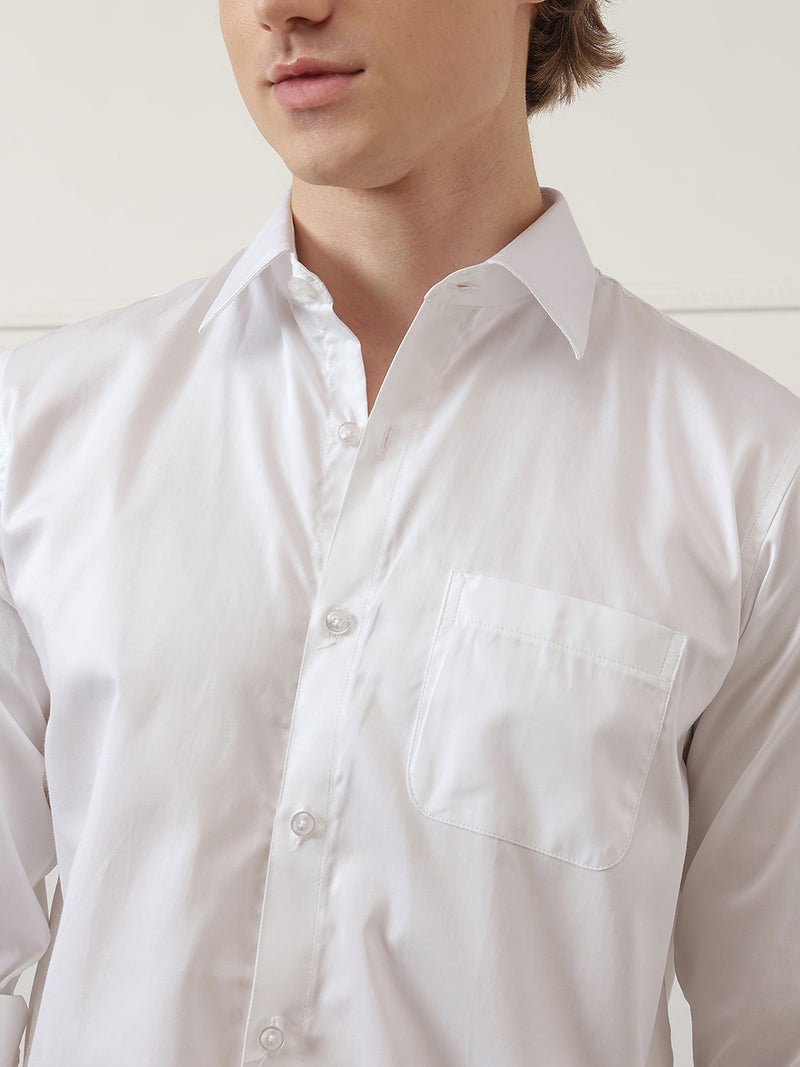 Spread Collar Formal Shirt
