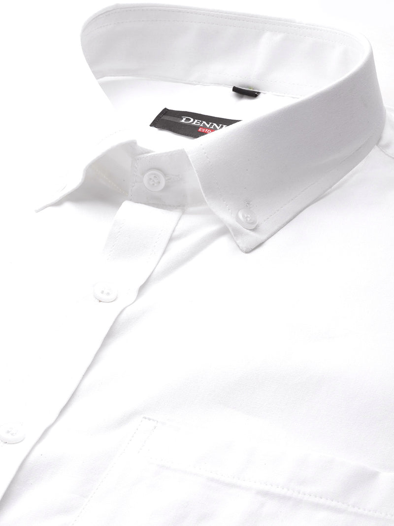 White: Laffer Smart Opaque Formal Shirt