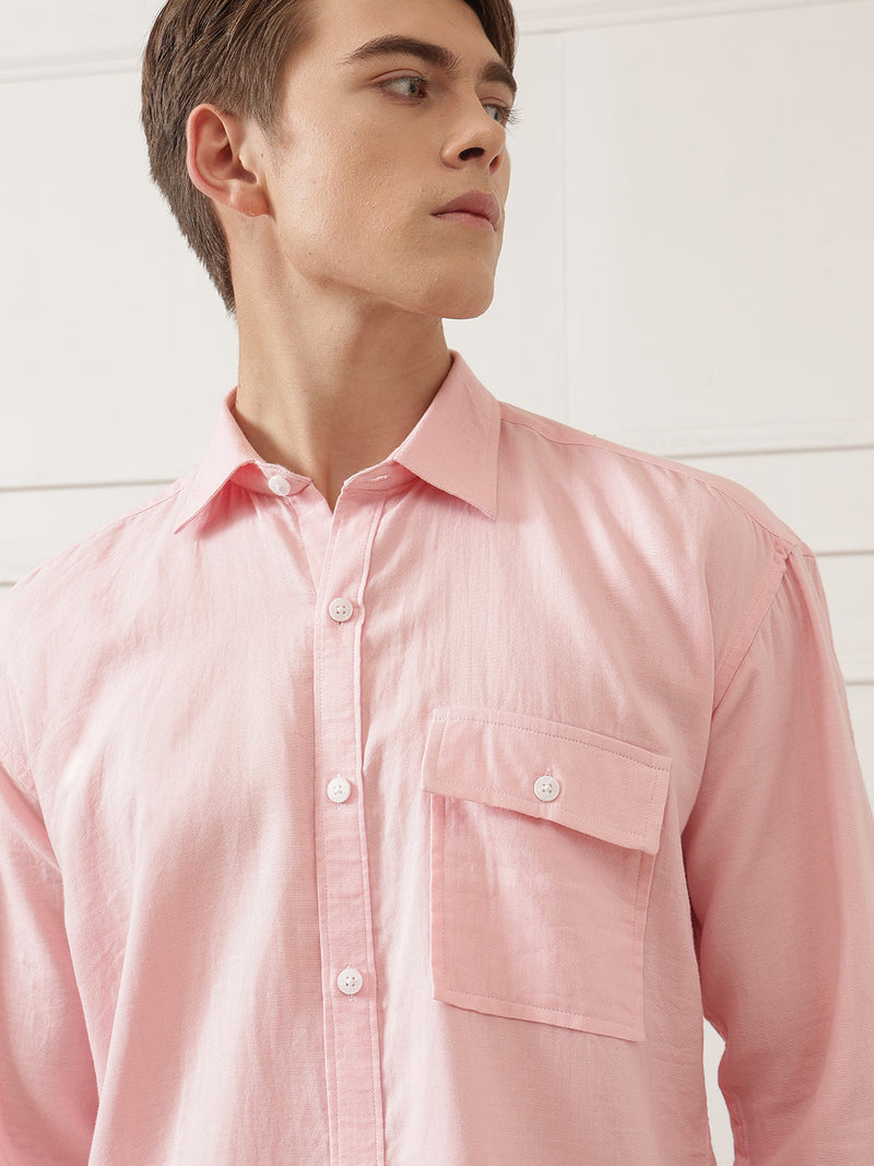 Oversized Flap Pocket Shirt