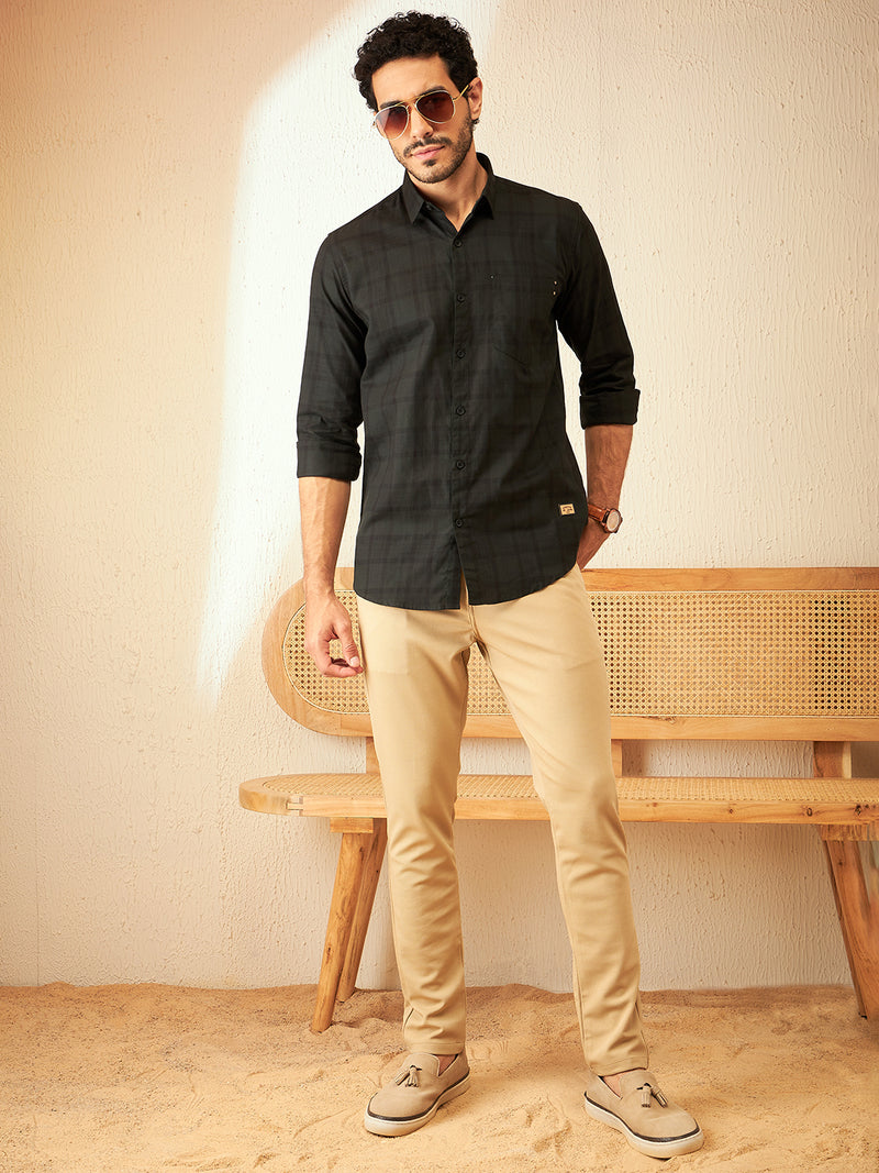 Khaki: Smart Tapered Fit Easy Wash Chinos