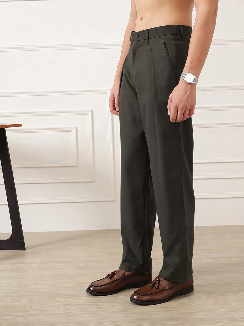 Wide Leg Pleated Korean Pant