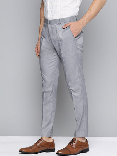Grey: Tapered Fit casual Trouser
