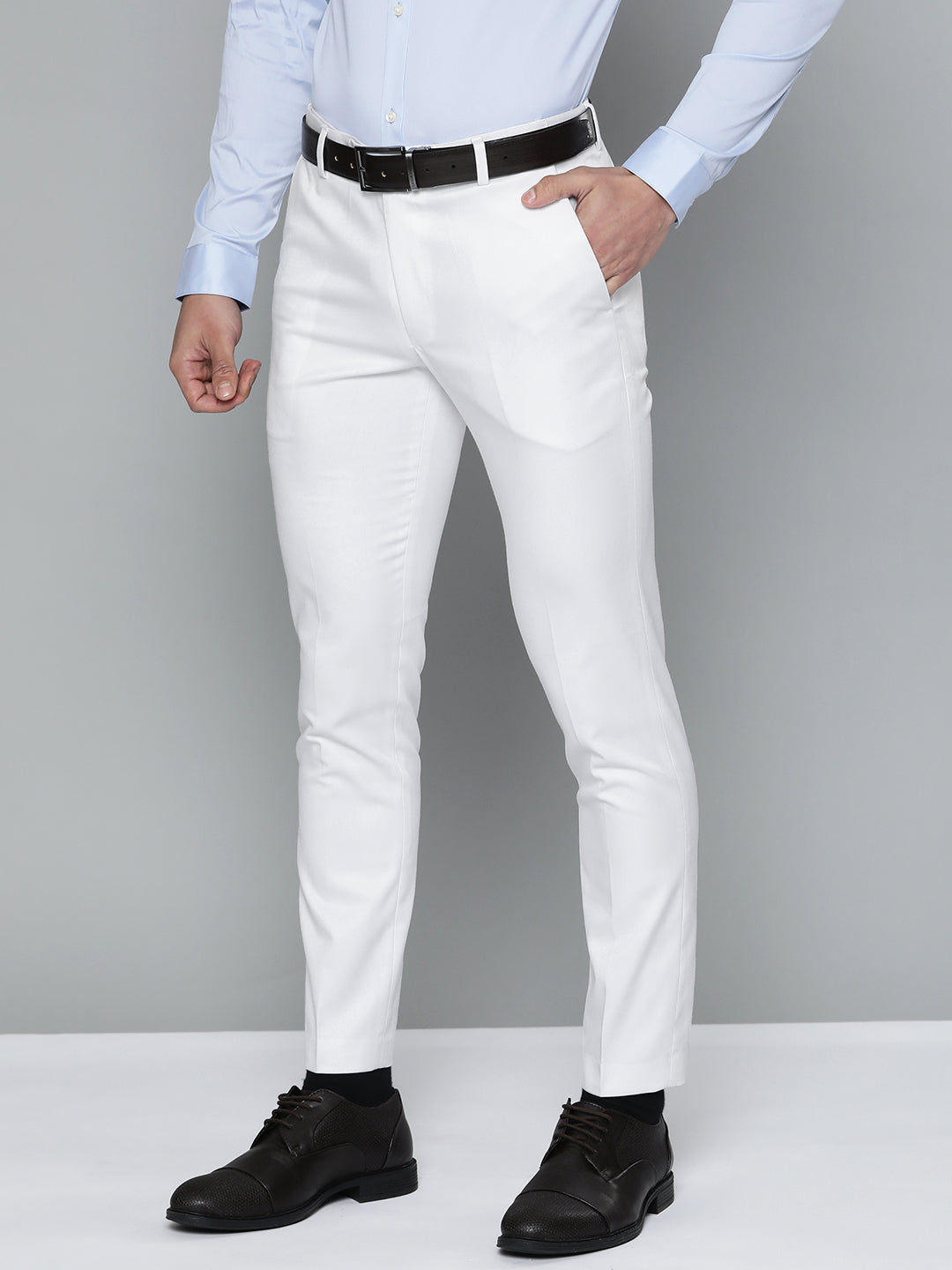 Modern School  White Trousers for Men  Bigfanz