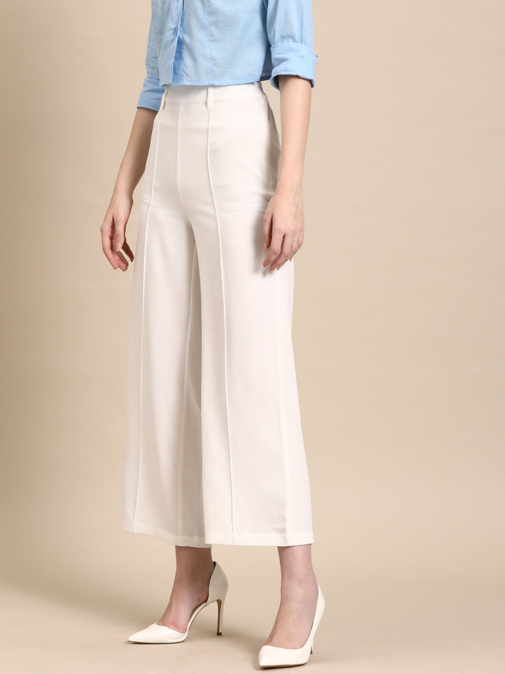 DENNISON Smart High-Rise Relaxed Fit Pleated Trousers