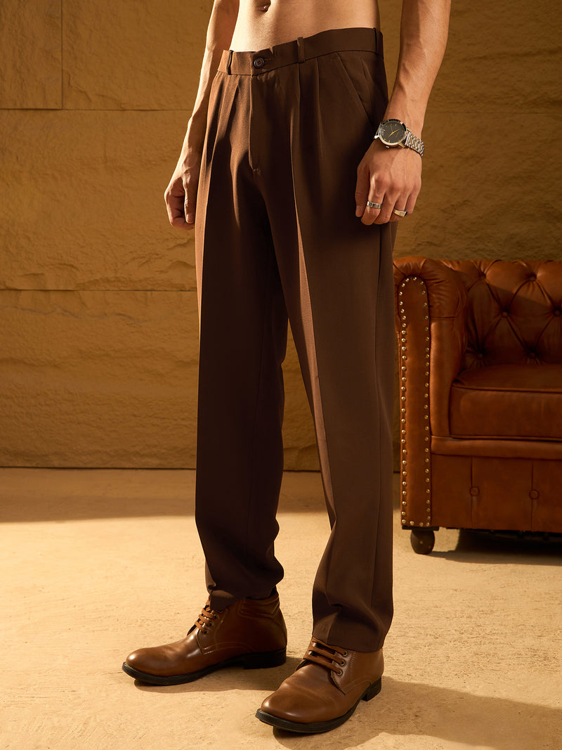Double Pleated Korean Baggy Fit Trouser