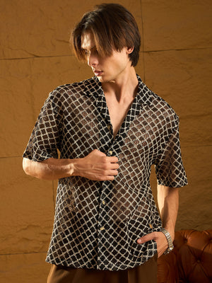 Drop Shoulder Oversized Crosiya Shirt