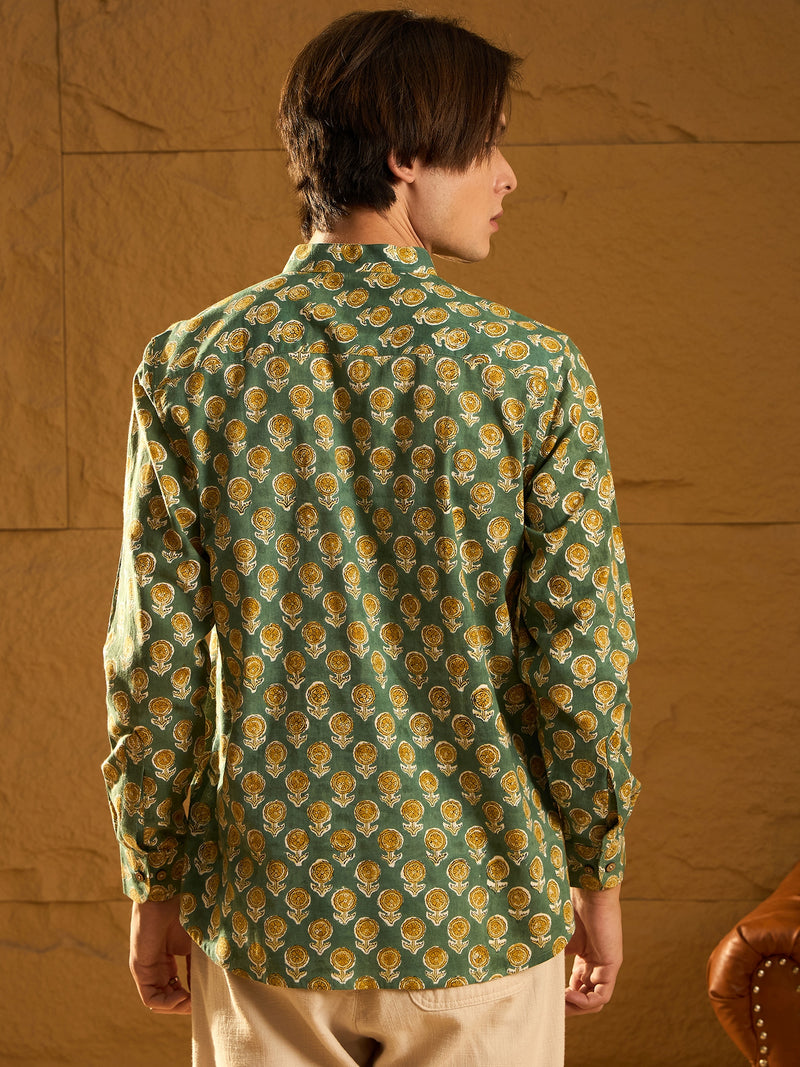 Floral Printed Short Casual Kurta