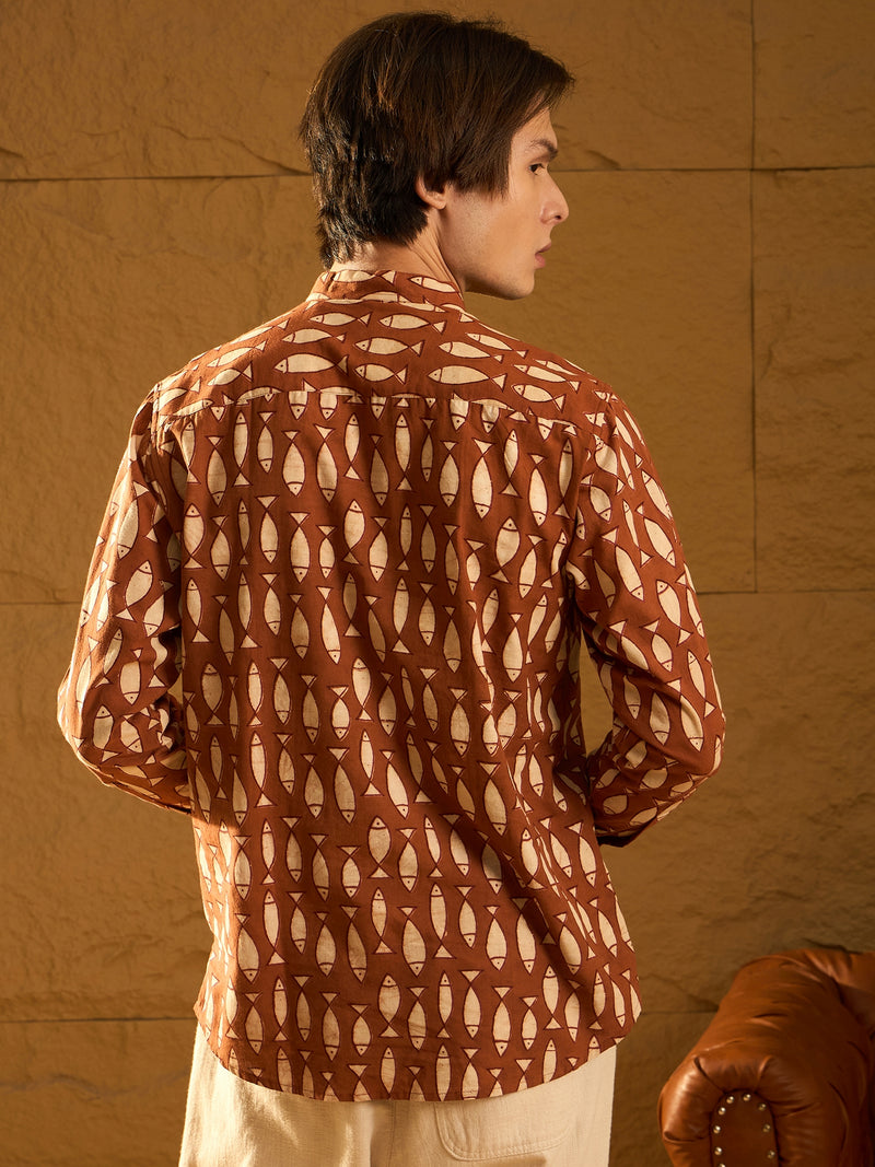 Block Printed Short Casual Kurta
