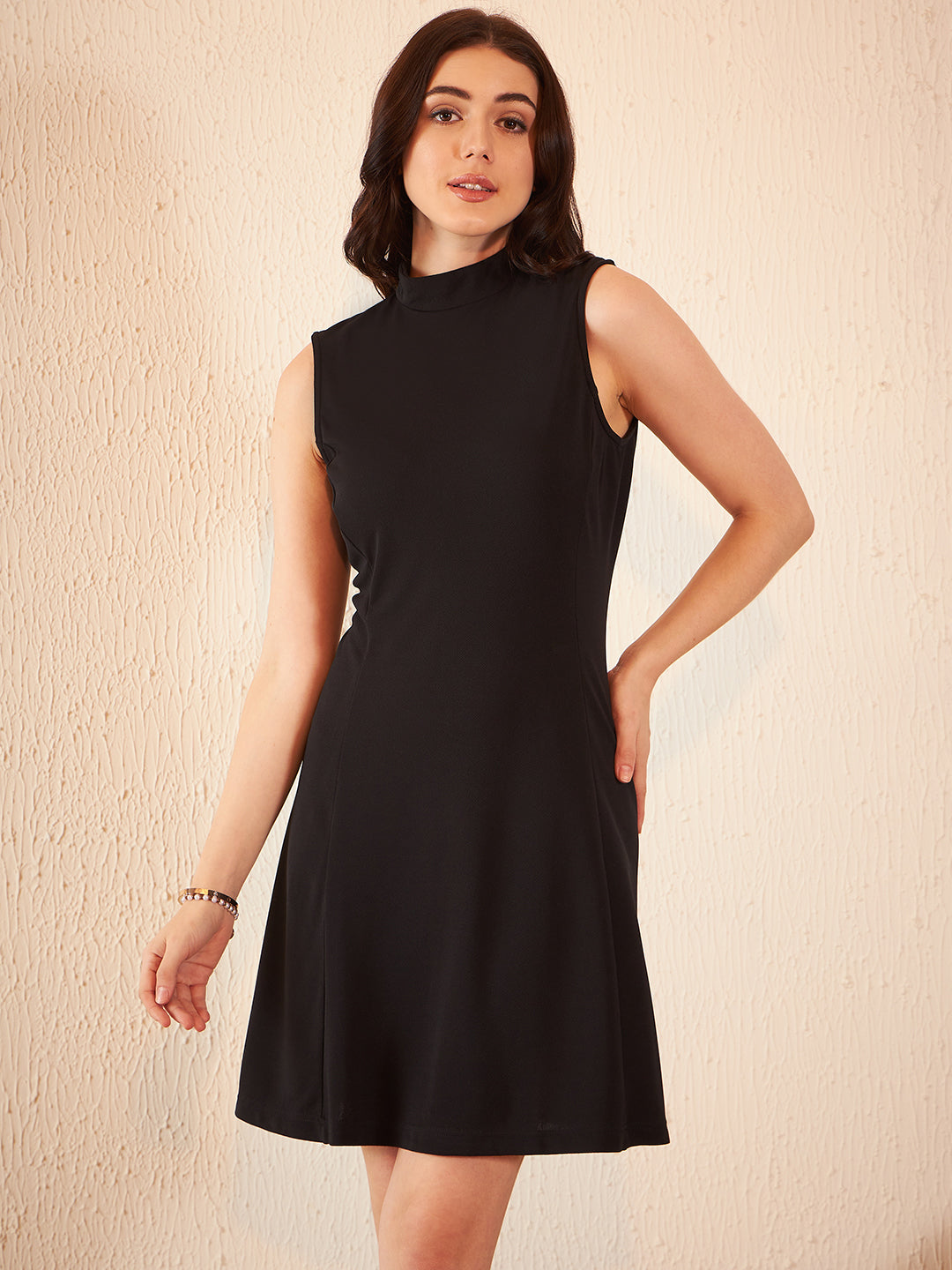 Halter Neck A-Line Dress