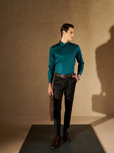 Smart Tapered Fit Trousers