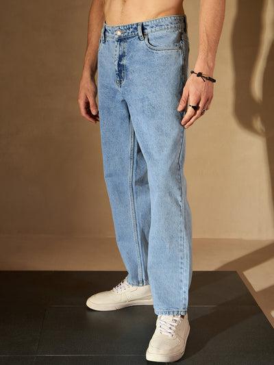 Middle Blue Baggy Jeans