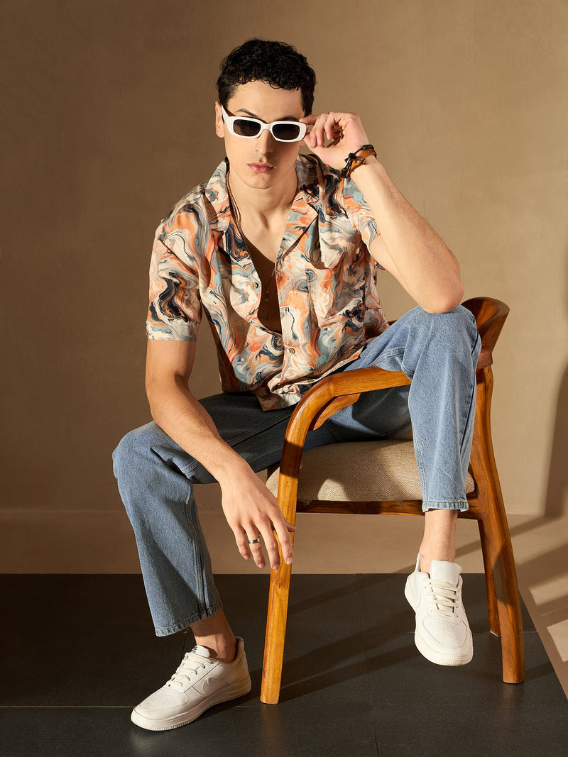 Blue Faded: Korean Baggy Jeans