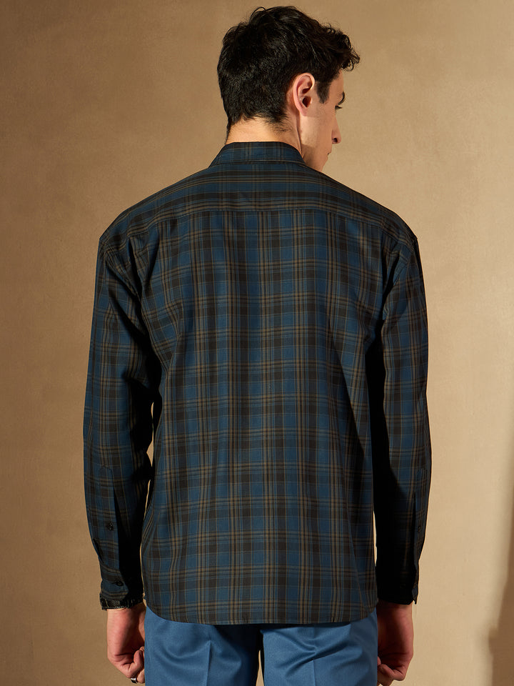 Double Pocket Checked Shirt