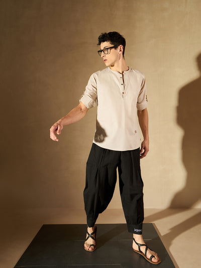 Short Linen Kurta