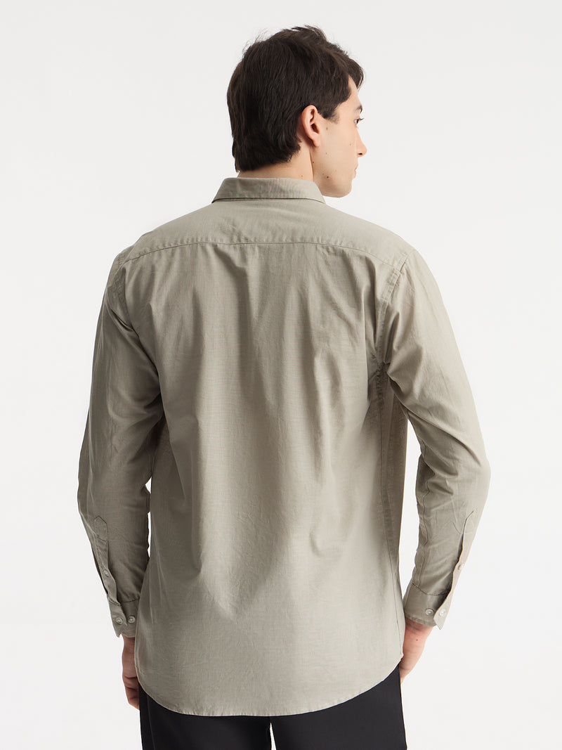Cotton Linen Relaxed Fit Shirt