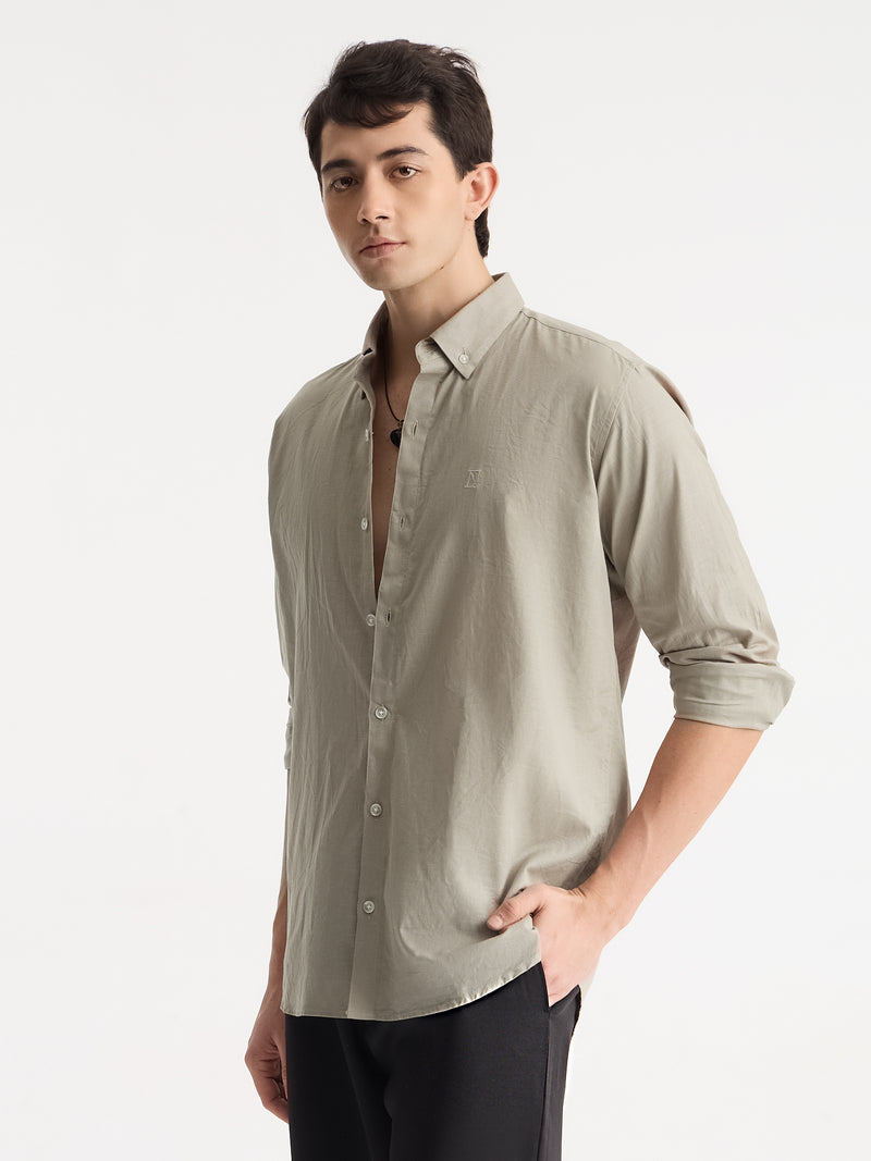 Cotton Linen Relaxed Fit Shirt