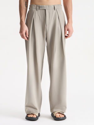 Italian Pleat Baggy Trousers