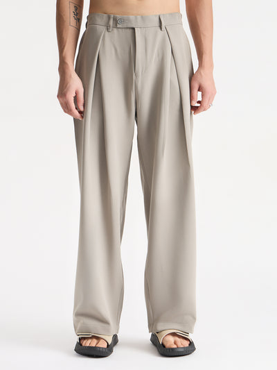 Italian Pleat Baggy Trousers