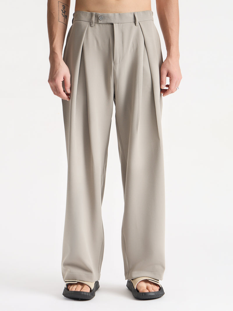 Italian Pleat Baggy Trousers