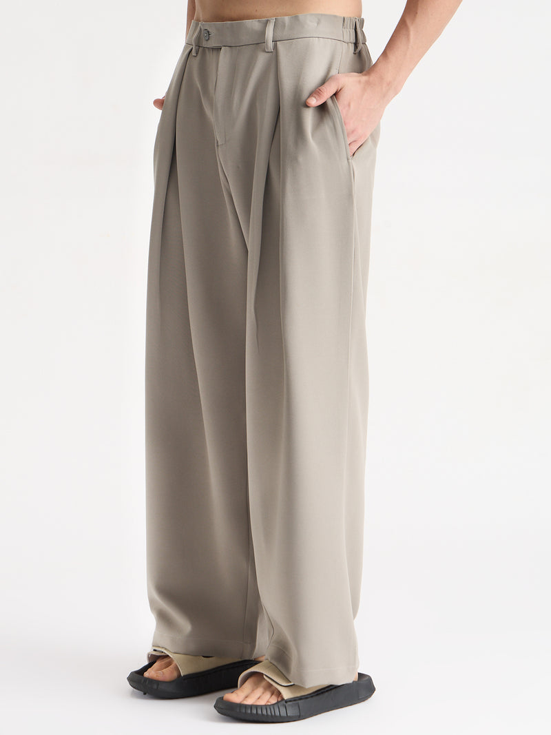 Italian Pleat Baggy Trousers