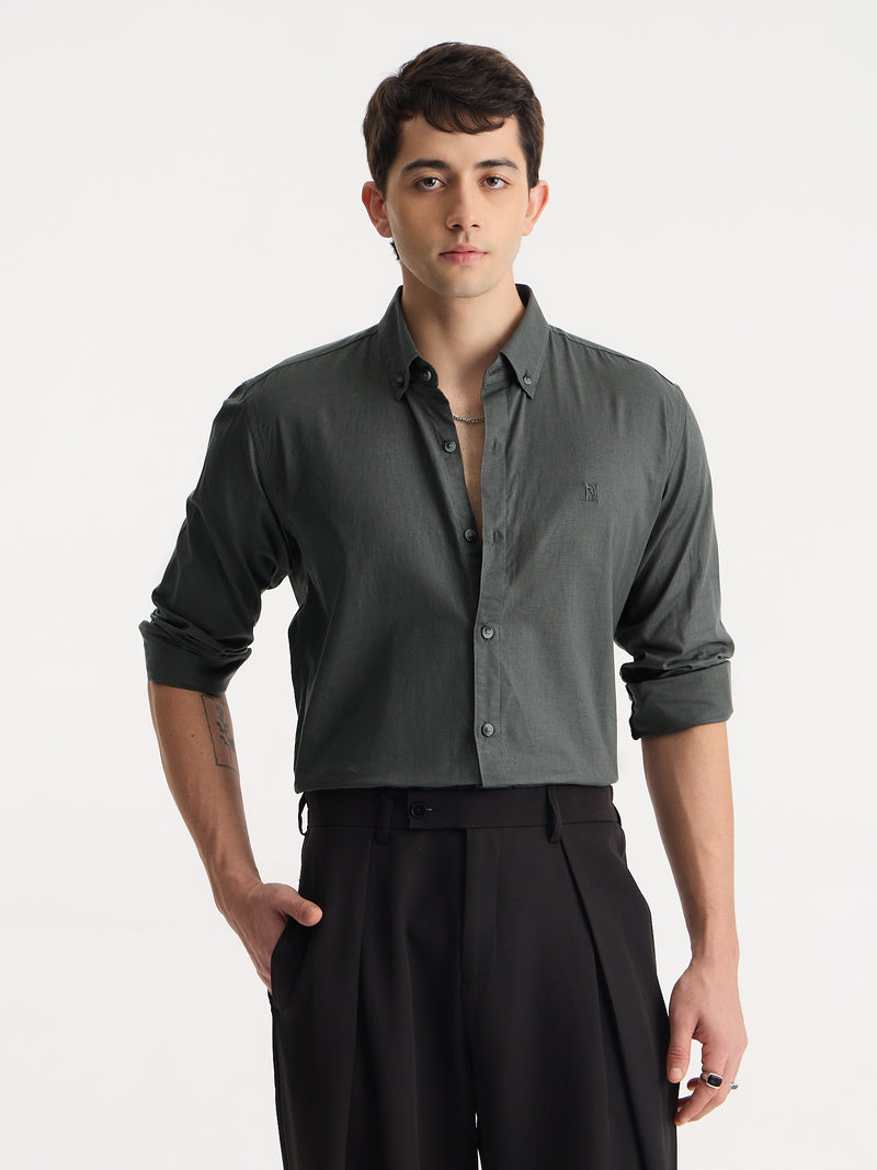Cotton Linen Relaxed Fit Shirt