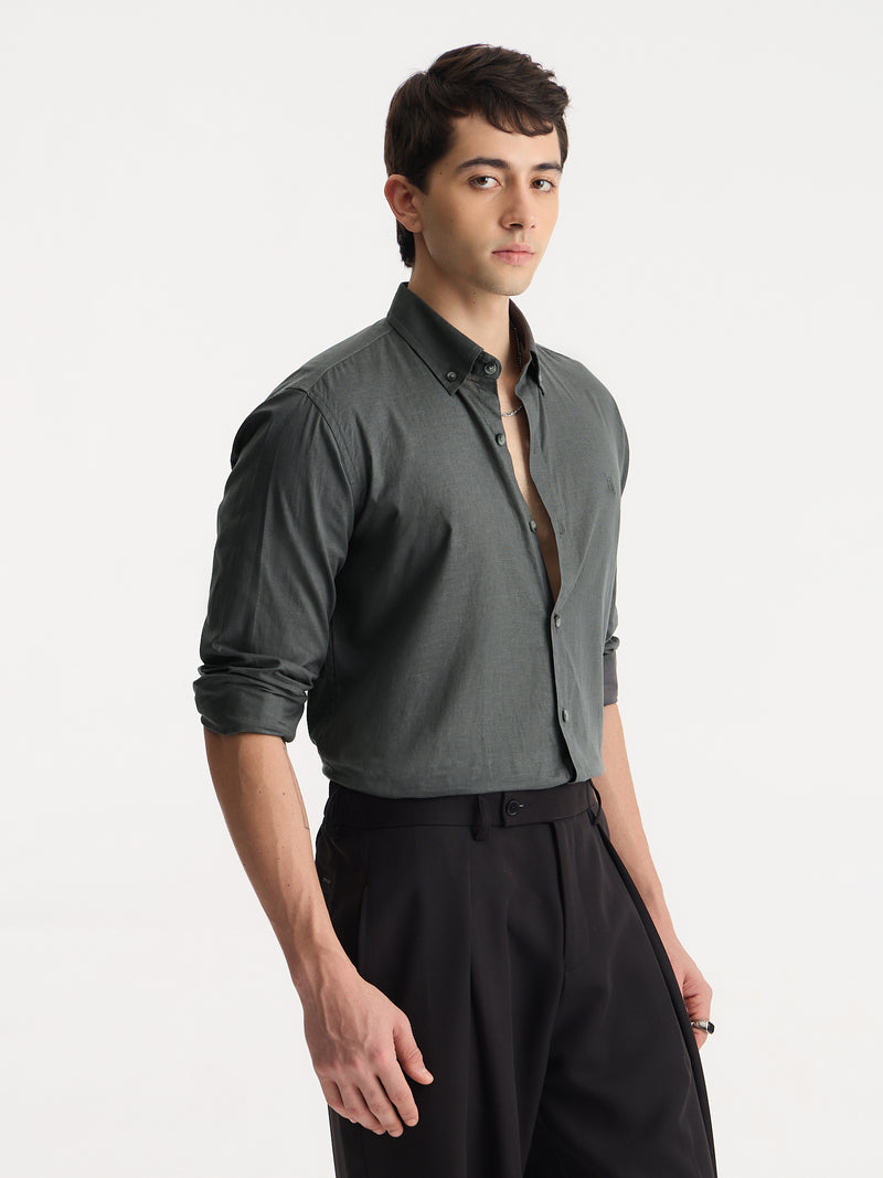 Cotton Linen Relaxed Fit Shirt