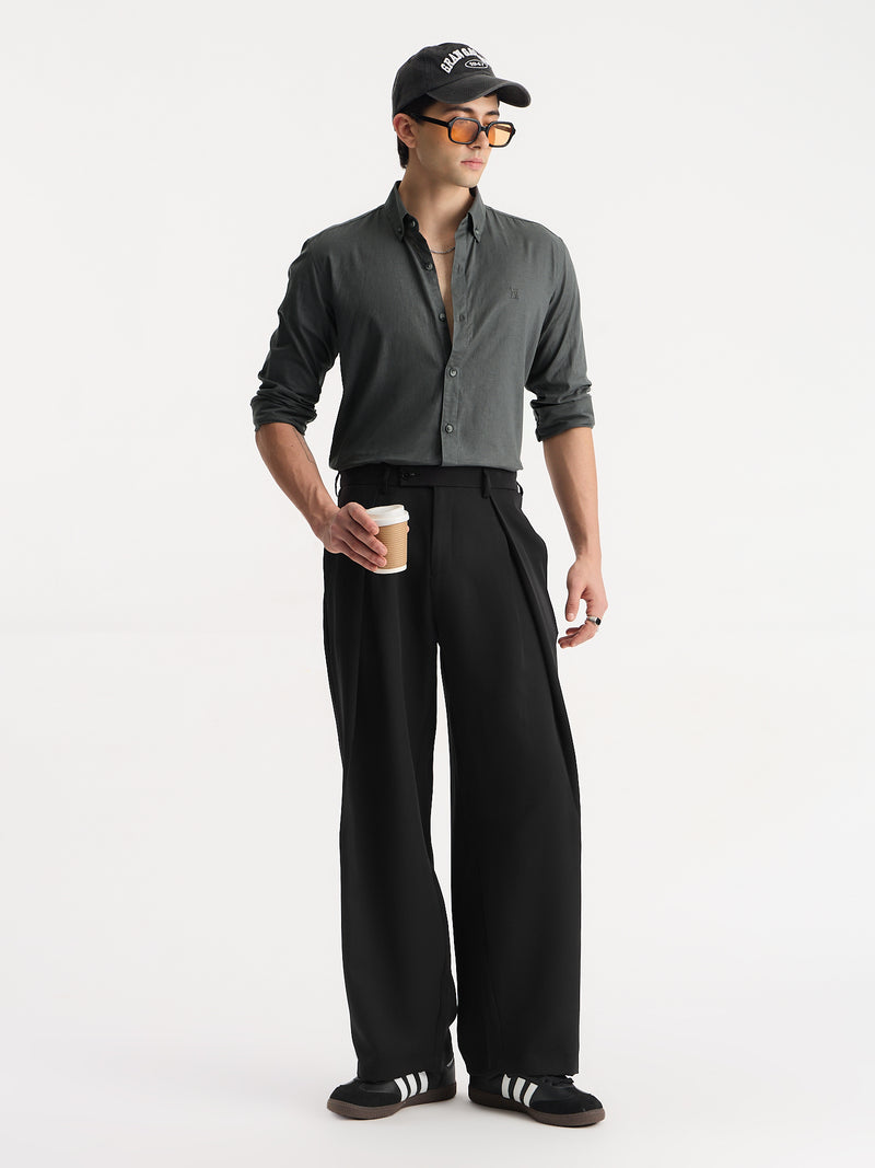 Cotton Linen Relaxed Fit Shirt