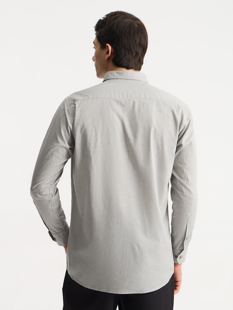 Cotton Linen Relaxed Fit Shirt