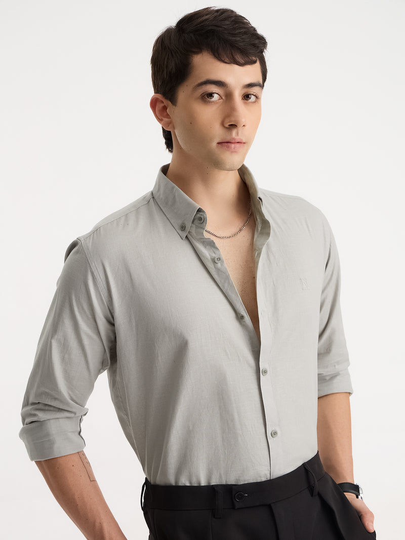 Cotton Linen Relaxed Fit Shirt