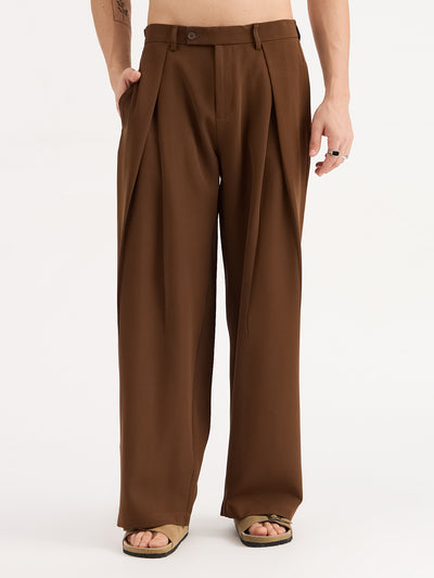 Italian Pleat Baggy Trousers