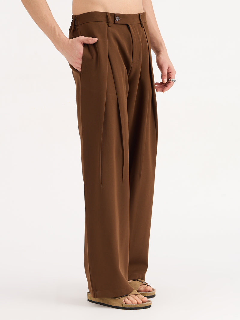 Italian Pleat Baggy Trousers