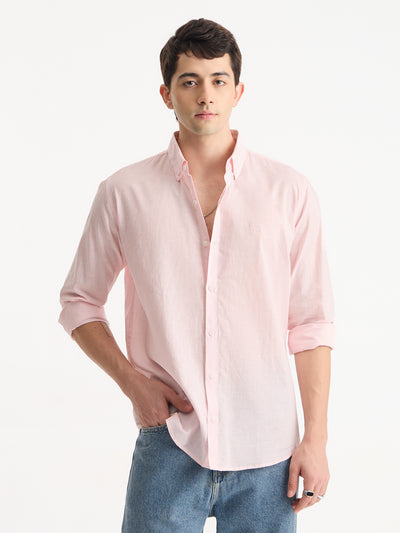 Cotton Linen Relaxed Fit Shirt