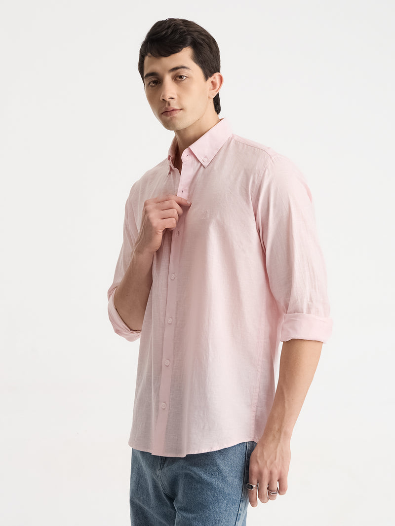 Cotton Linen Relaxed Fit Shirt
