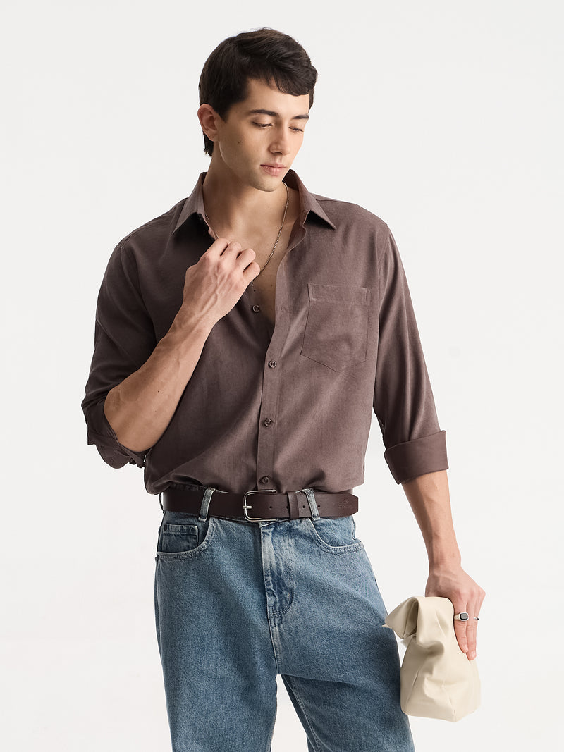 Classic Velvet Regular Fit Shirt