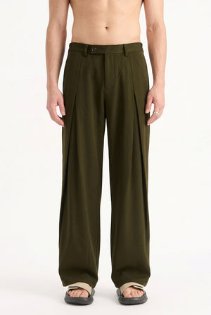 Italian Pleat Baggy Trousers