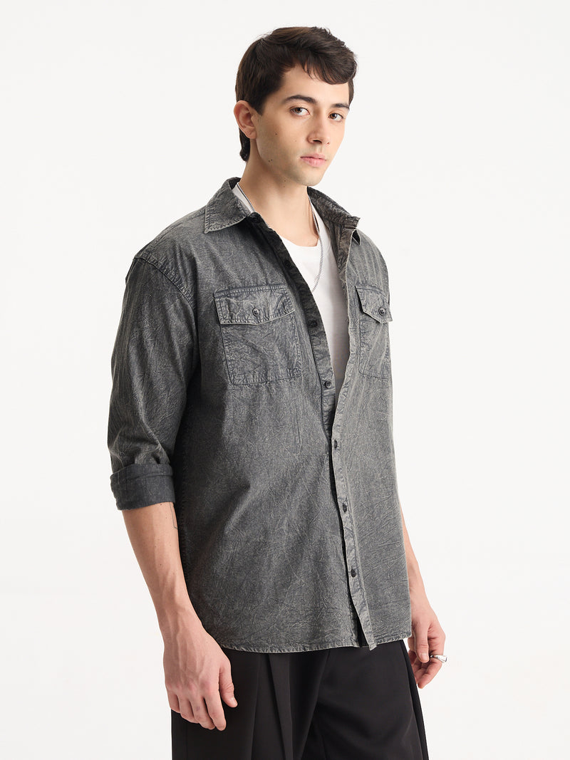 Vintage Wash Utility Shirt