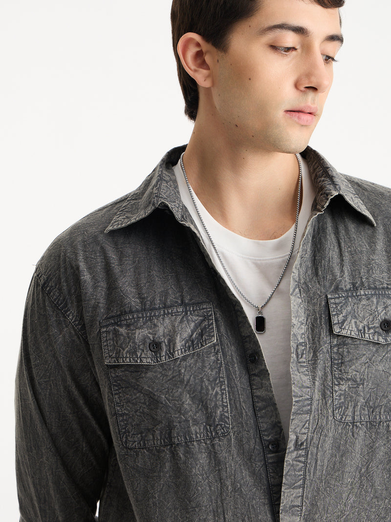 Vintage Wash Utility Shirt