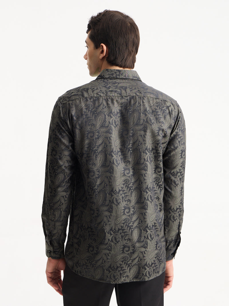 Paisley Blazer Shirt