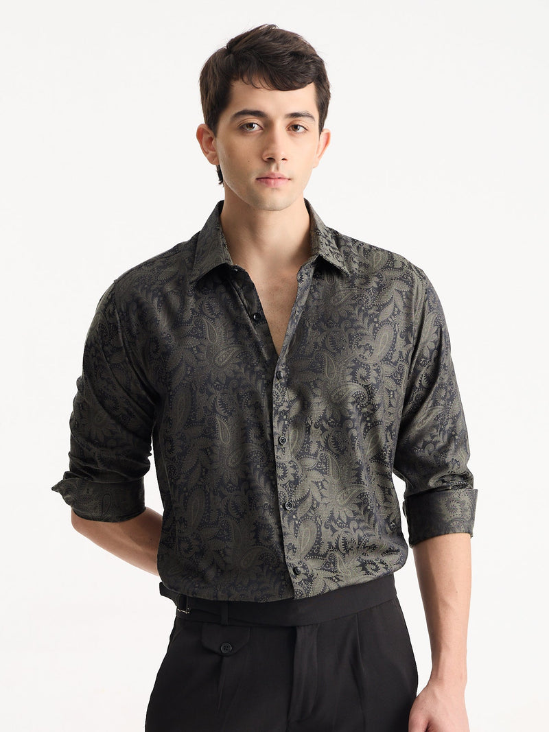 Paisley Blazer Shirt