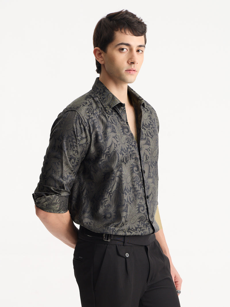 Paisley Blazer Shirt