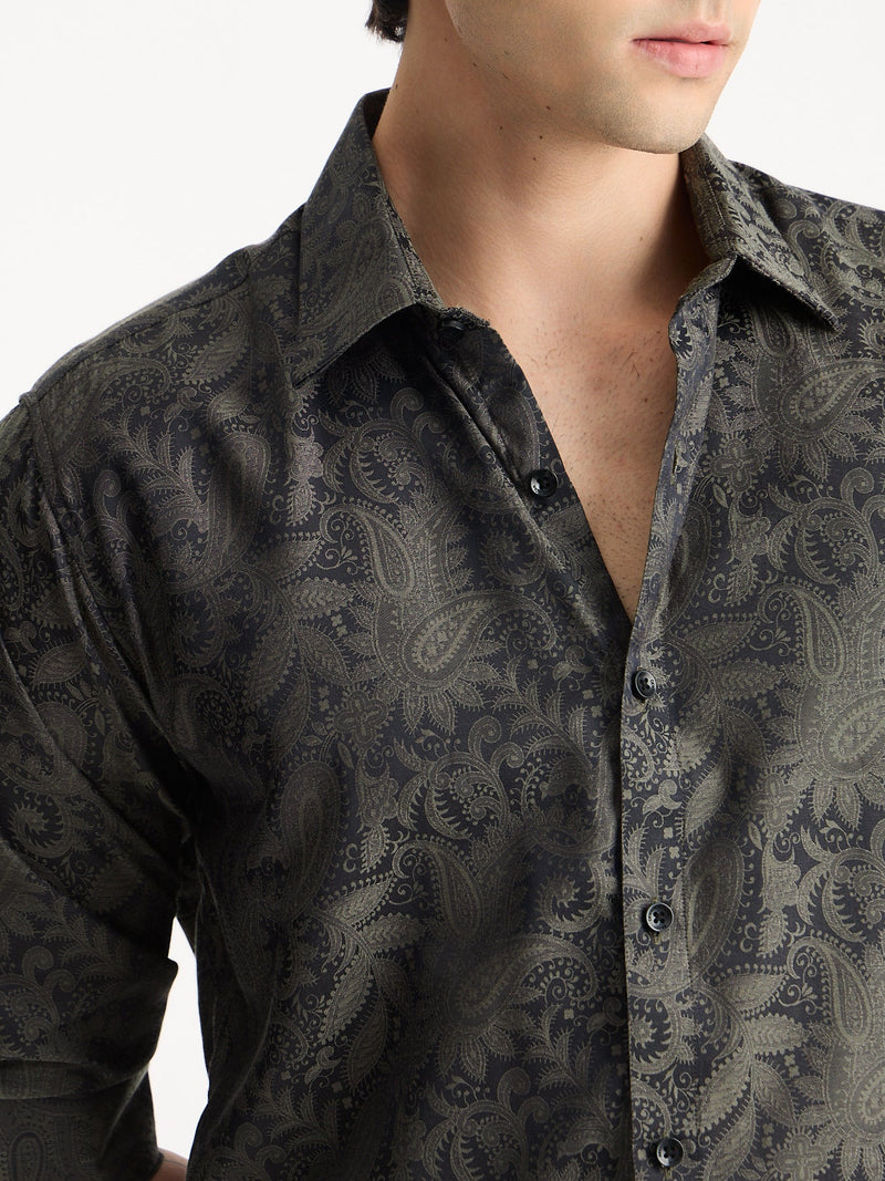 Paisley Blazer Shirt
