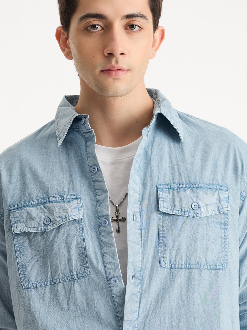 Vintage Wash Utility Shirt