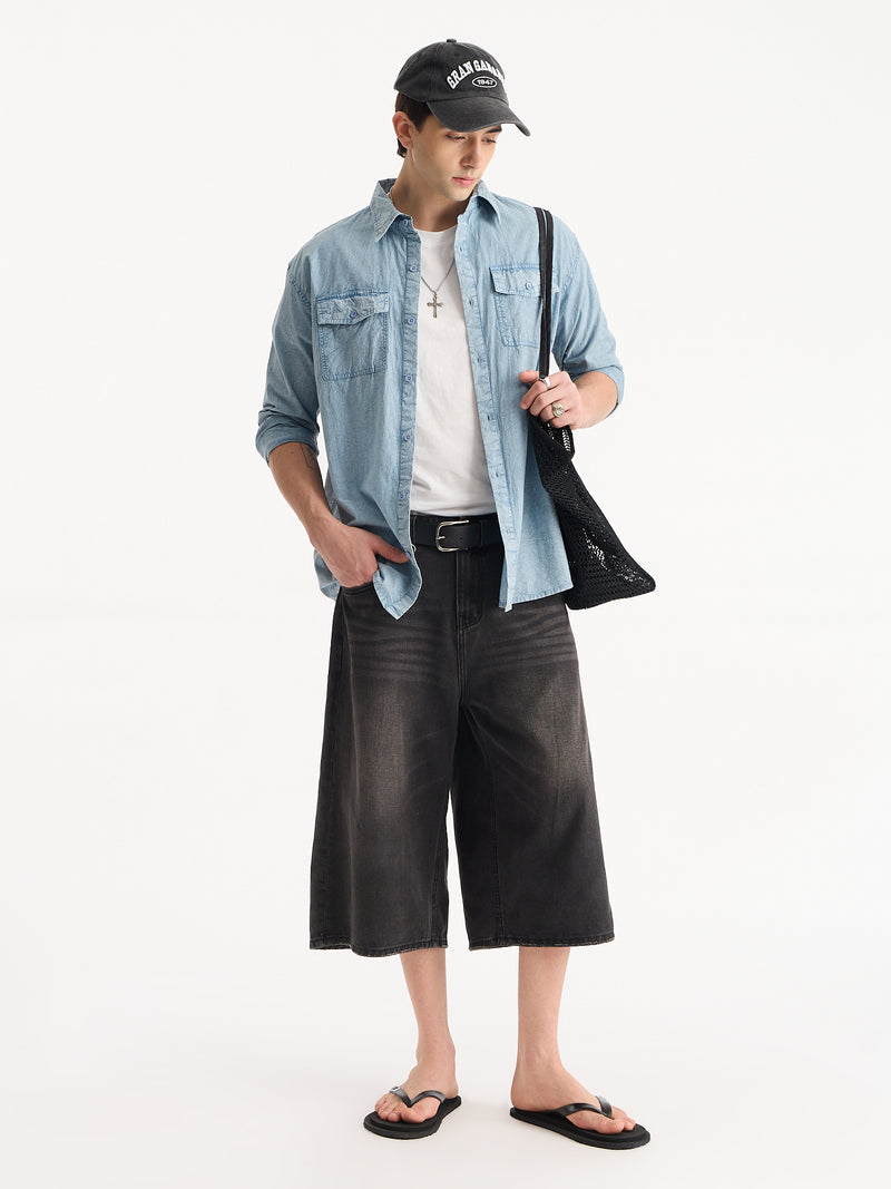 Vintage Wash Utility Shirt