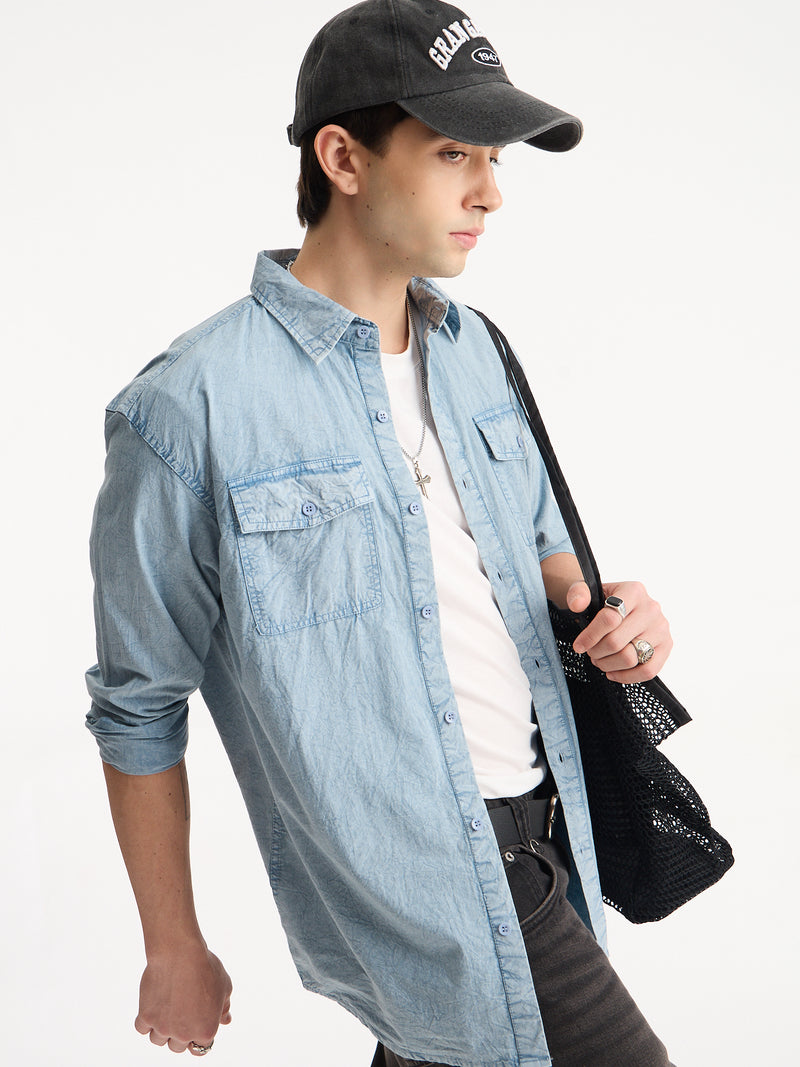 Vintage Wash Utility Shirt